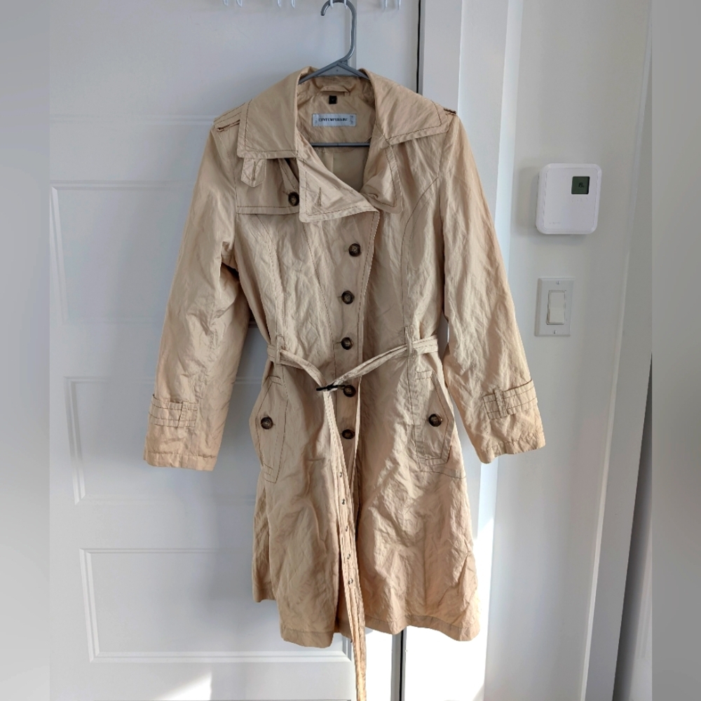 Simons/Light Trench Coat Sz S